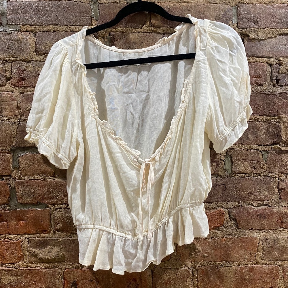 urban outfitters off the shoulder spring top